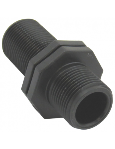 Machón largo de plástico 3/4"