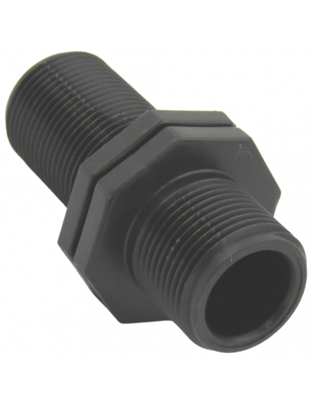 Machón largo de plástico 3/4"