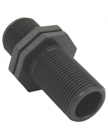 Machón largo de plástico 3/4"