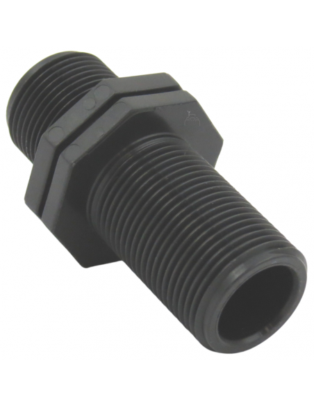 Machón largo de plástico 3/4"