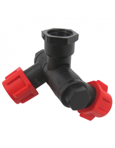 Portaboquilla Plástico Articulado 3/8" Simple con Tuerca