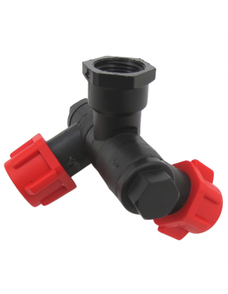 Portaboquilla Plástico Articulado 3/8" Simple con Tuerca