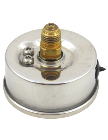 Manómetro Glicerina Isométrico Inox. Ø 63 Mm. 0-20/60 Bar. 1/4"