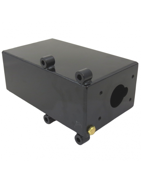 Depósito metálico de 3 litros para bomba hidráulica manual para basculante