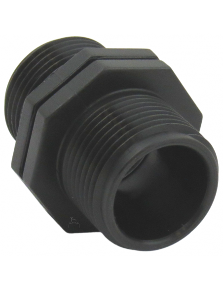 Machón corto de plástico 1"