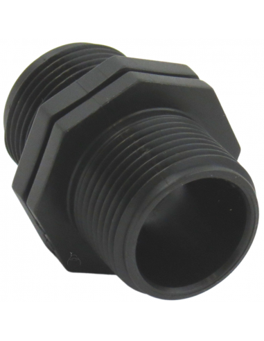 Machón corto de plástico 1"