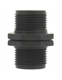 Machón corto de plástico 1"