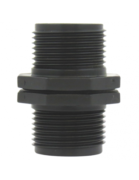 Machón corto de plástico 1"