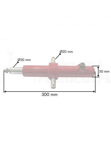 Cilindro hidráulico introductor empacadora Welger