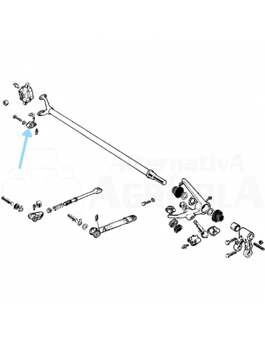 Soporte grupo oscilante segadora BCS