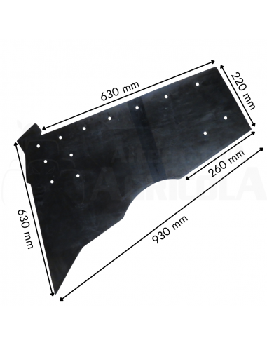 Faldeta cierre tronco cosechadora almendras Topavi trasera