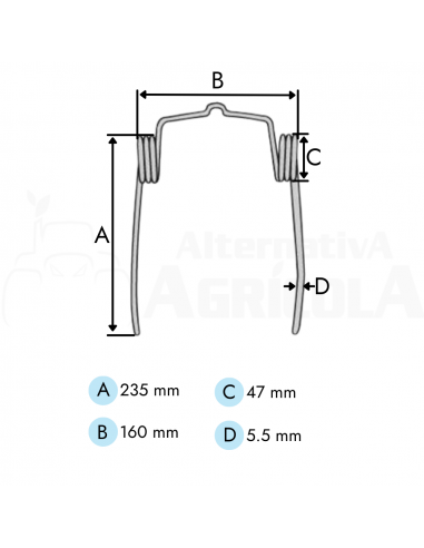 Pua muelle pick up molinete cosechadora Case y New Holland
