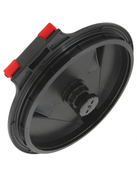 Tapa abatible Ø462mm con bloqueo y válvula flotante