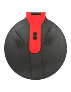 Tapa abatible Ø462mm con bloqueo y válvula flotante