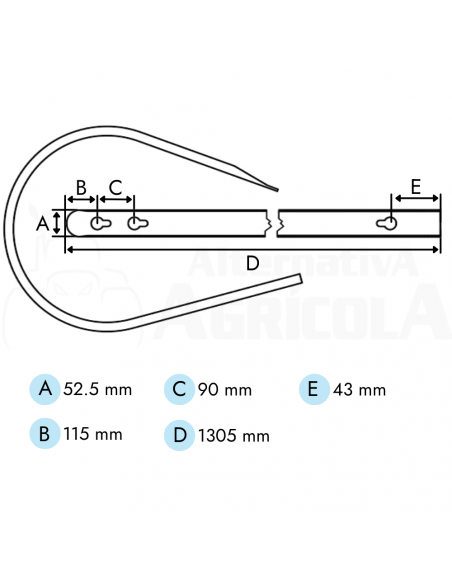 Chapa recogedor pick up Class Rollant