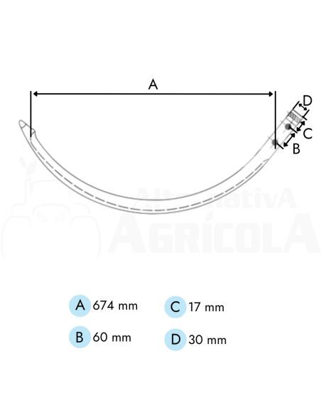Aguja empacadora Welger AP71