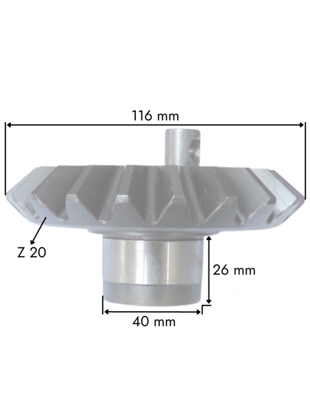 Piñón cónico empacadora Welger AP 530 AP630 y AP 48