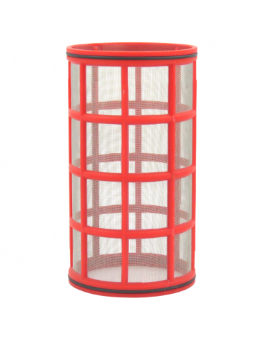 MALLA FILTRO ASPIRACIÓN 160 L/MIN 32 MESH ROJA 79X170MM