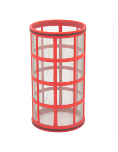 MALLA FILTRO ASPIRACIÓN 160 L/MIN 32 MESH ROJA 79X170MM