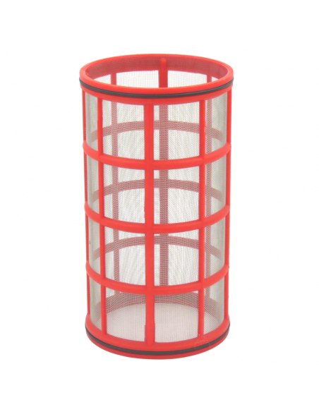 MALLA FILTRO ASPIRACIÓN 160 L/MIN 32 MESH ROJA 79X170MM