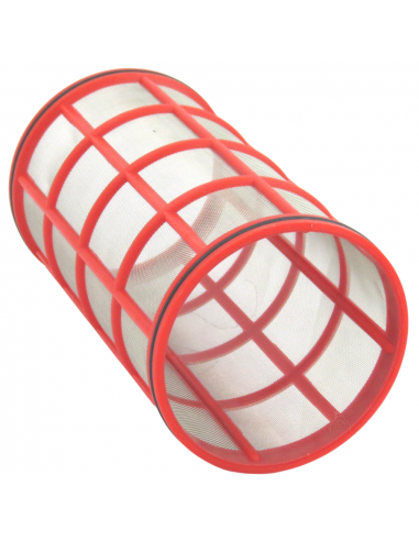 MALLA FILTRO ASPIRACIÓN 160 L/MIN 32 MESH ROJA 79X170MM