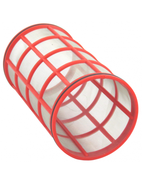 MALLA FILTRO ASPIRACIÓN 160 L/MIN 32 MESH ROJA 79X170MM