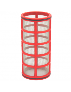 MALLA FILTRO ASPIRACIÓN 160 L/MIN 32 MESH ROJA 79X170MM