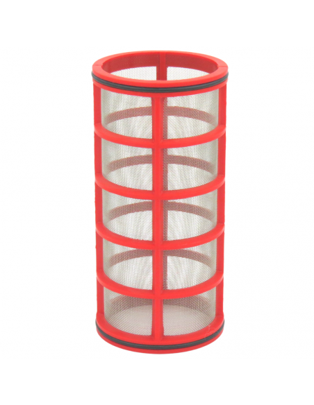 MALLA FILTRO ASPIRACIÓN 160 L/MIN 32 MESH ROJA 79X170MM