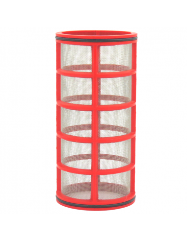 MALLA FILTRO ASPIRACIÓN 160 L/MIN 32 MESH ROJA 79X170MM