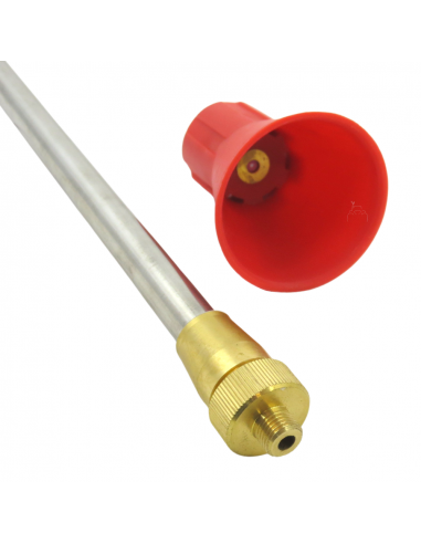 Lanza pistolete mango regulador fumigación 60 cm