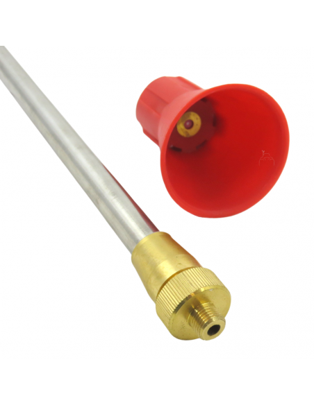 Lanza pistolete mango regulador fumigación 60 cm