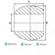 Bola 28.4 x 56 mm para enganche rápido