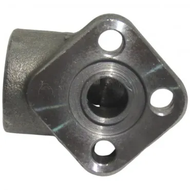 Brida en codo rosca hembra 1/2" para bombas hidráulicas