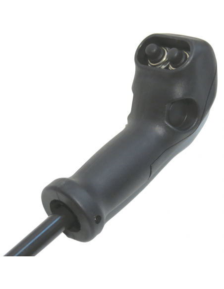 Mando Joystick  2 pulsadores con palanca 4 funciones para sirgas de cable