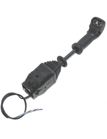 Joystick de 2 pulsadores con palanca 4 funciones para sirgas con bloqueo