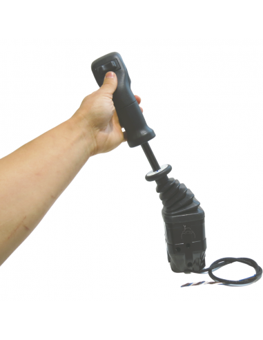 Joystick de 2 pulsadores con palanca 4 funciones para sirgas con bloqueo