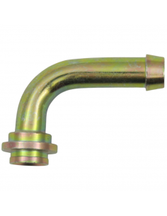 Codo 90º latón espiga 10mm para tuerca de 1/2"