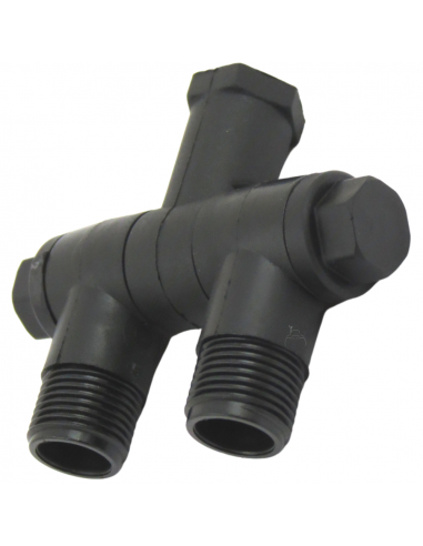 Portaboquilla articulado doble plastico hembra 1/4" SF404170