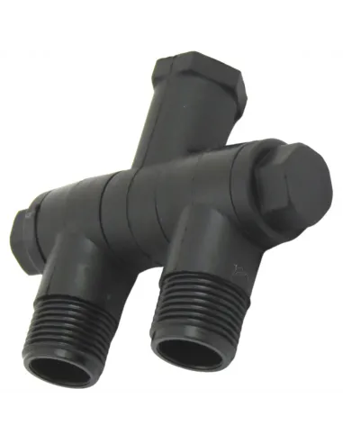 Portaboquilla articulado doble plastico hembra 1/4" SF404170