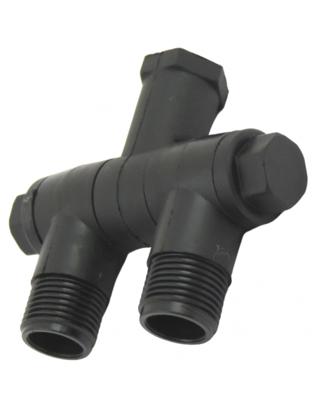 Portaboquilla articulado doble plastico hembra 1/4" SF404170