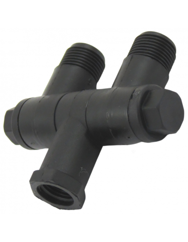 Portaboquilla articulado doble plastico hembra 1/4" SF404170