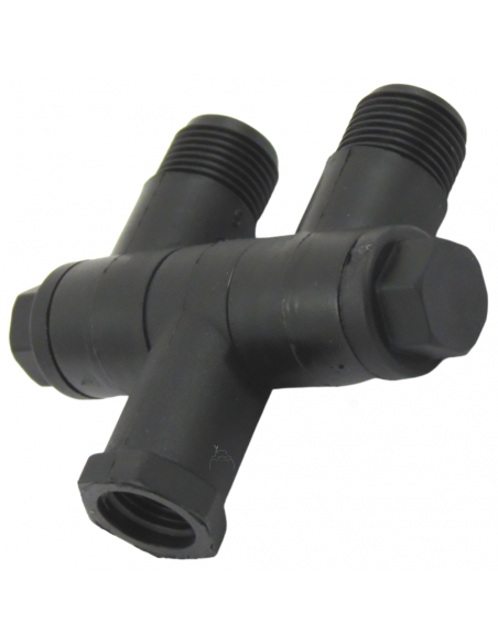 Portaboquilla articulado doble plastico hembra 1/4" SF404170