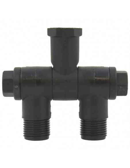 Portaboquilla articulado doble plastico hembra 1/4" SF404170