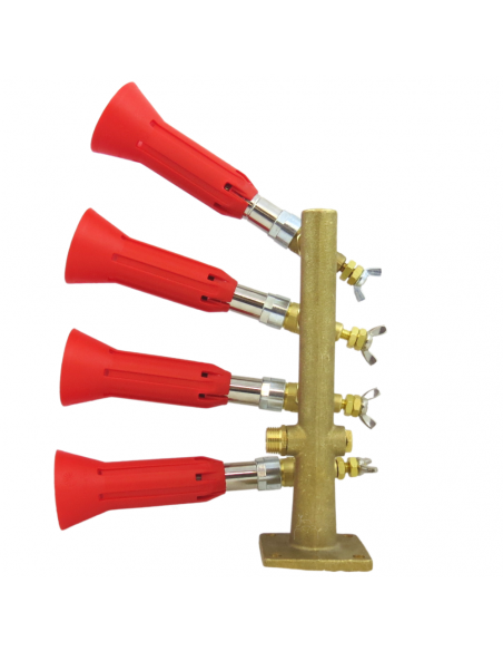 Columna 4 Salidas con Pulverizador Regulable Turbo