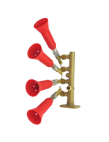 Columna 4 Salidas con Pulverizador Regulable Turbo