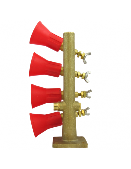 Columna torreta 4 Salidas con Pulverizador Regulable