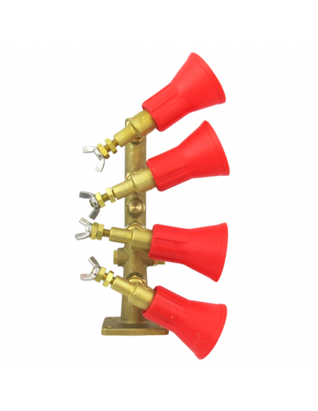 Columna torreta 4 Salidas con Pulverizador Regulable