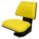 Asiento universal amarillo para tractor base plana