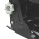 Asiento de cubeta PVC con suspensión 110 y railes regualación horizontal