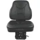 Asiento PVC negro con base suspensión mecánica